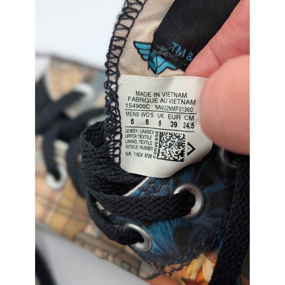 Converse Chuck Taylor All Star Wonder Woman High Top Sneakers 154900C Mens 6 W8 - Picture 6 of 9